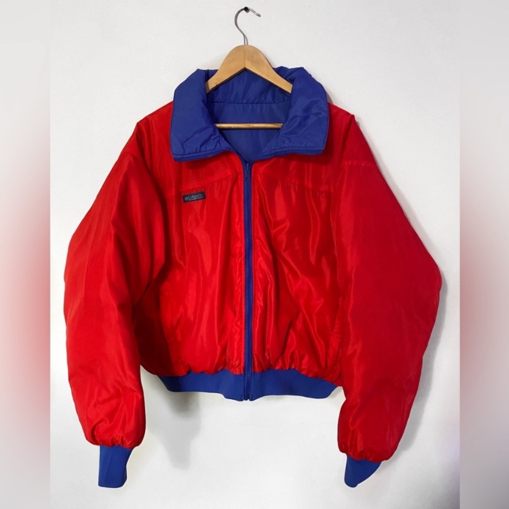 Vintage Columbia Bomber Puffer Jacket